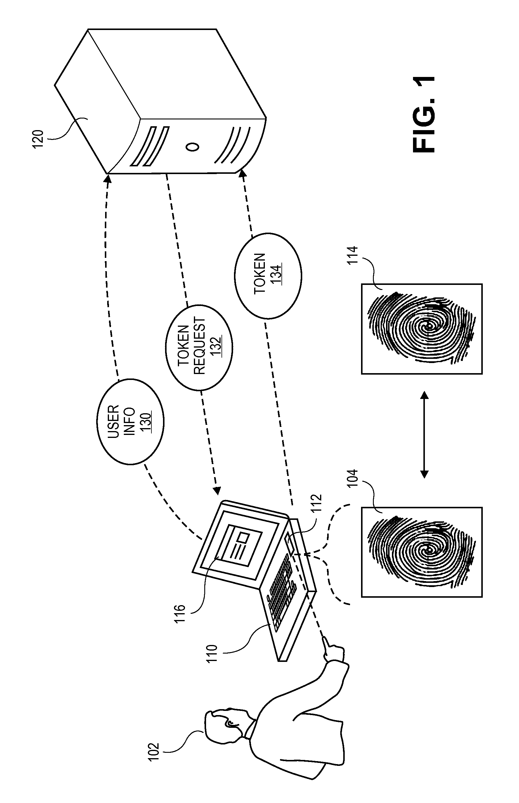 Fingerprint Sensor Device and System with Verification Token and Methods of Using