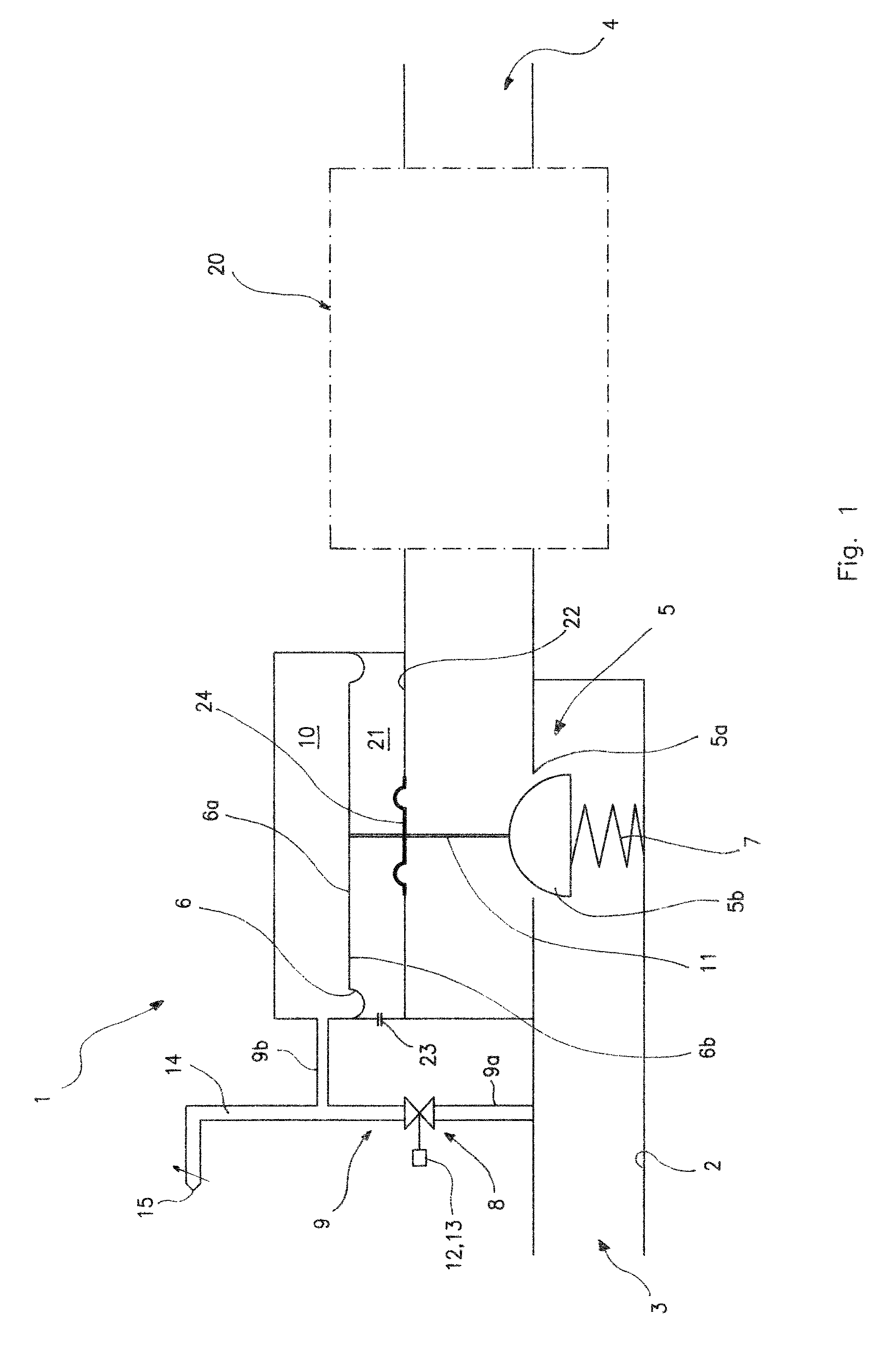 Device for controlling the delivery of a combustible gas to a burner apparatus