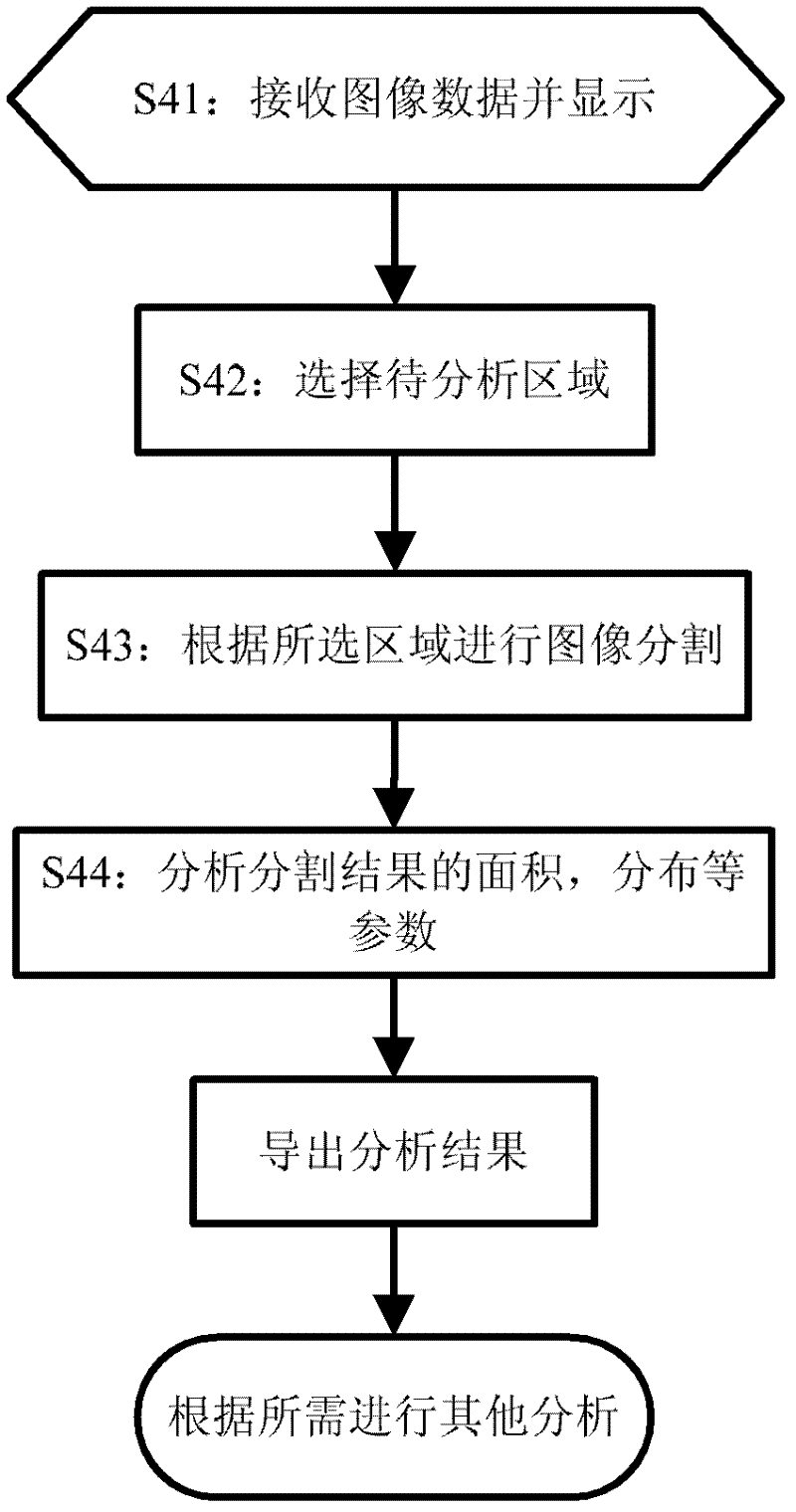 Soil section analysis device and method based on image processing