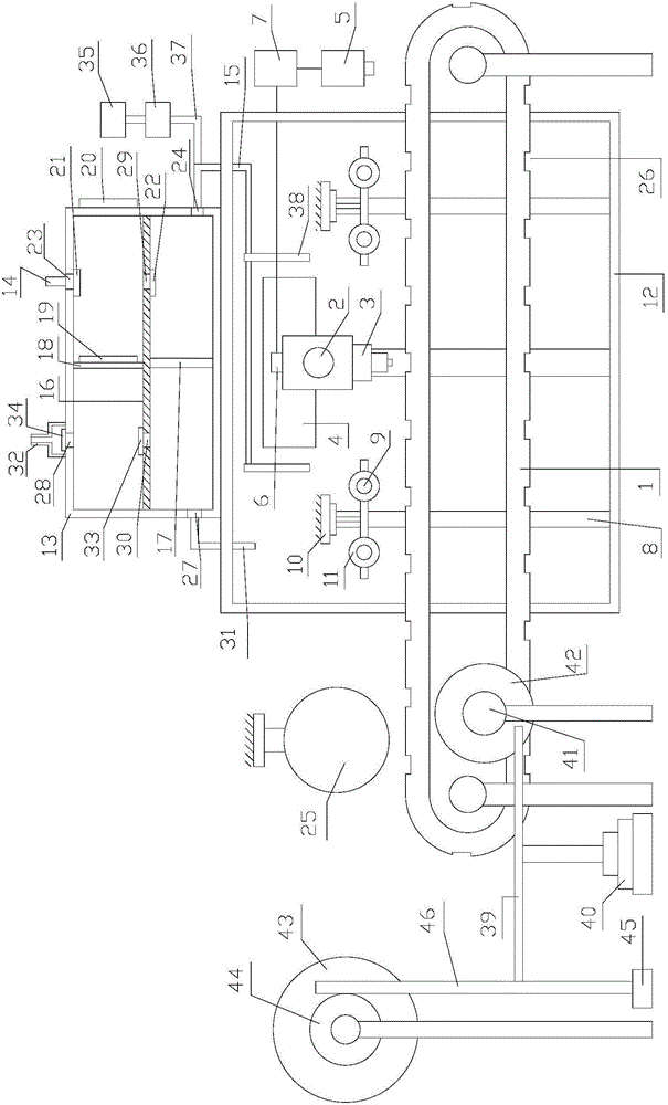 Metal plate cutting device for elevator production and processing