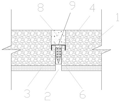 Underground building anti-floating pressure relief hole plugging structure and construction method thereof