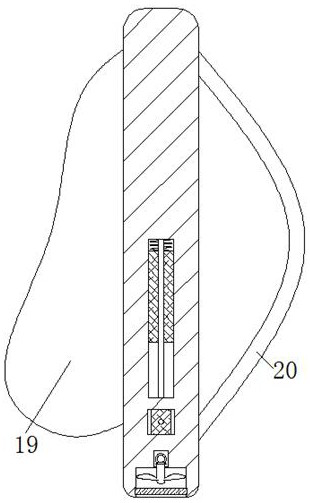 Parachute device with landing protection function