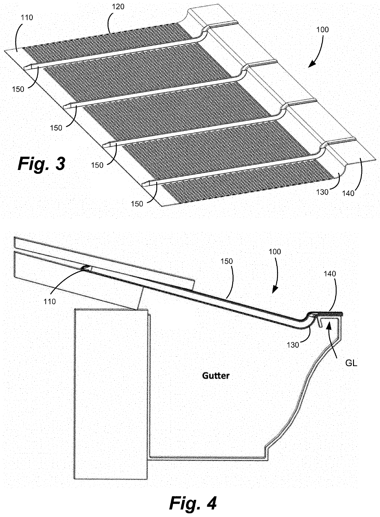 Single piece gutter guard with truss