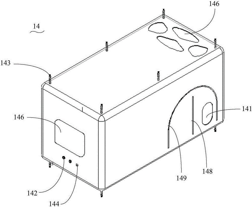 Inflatable convalescent cabin and forming method thereof