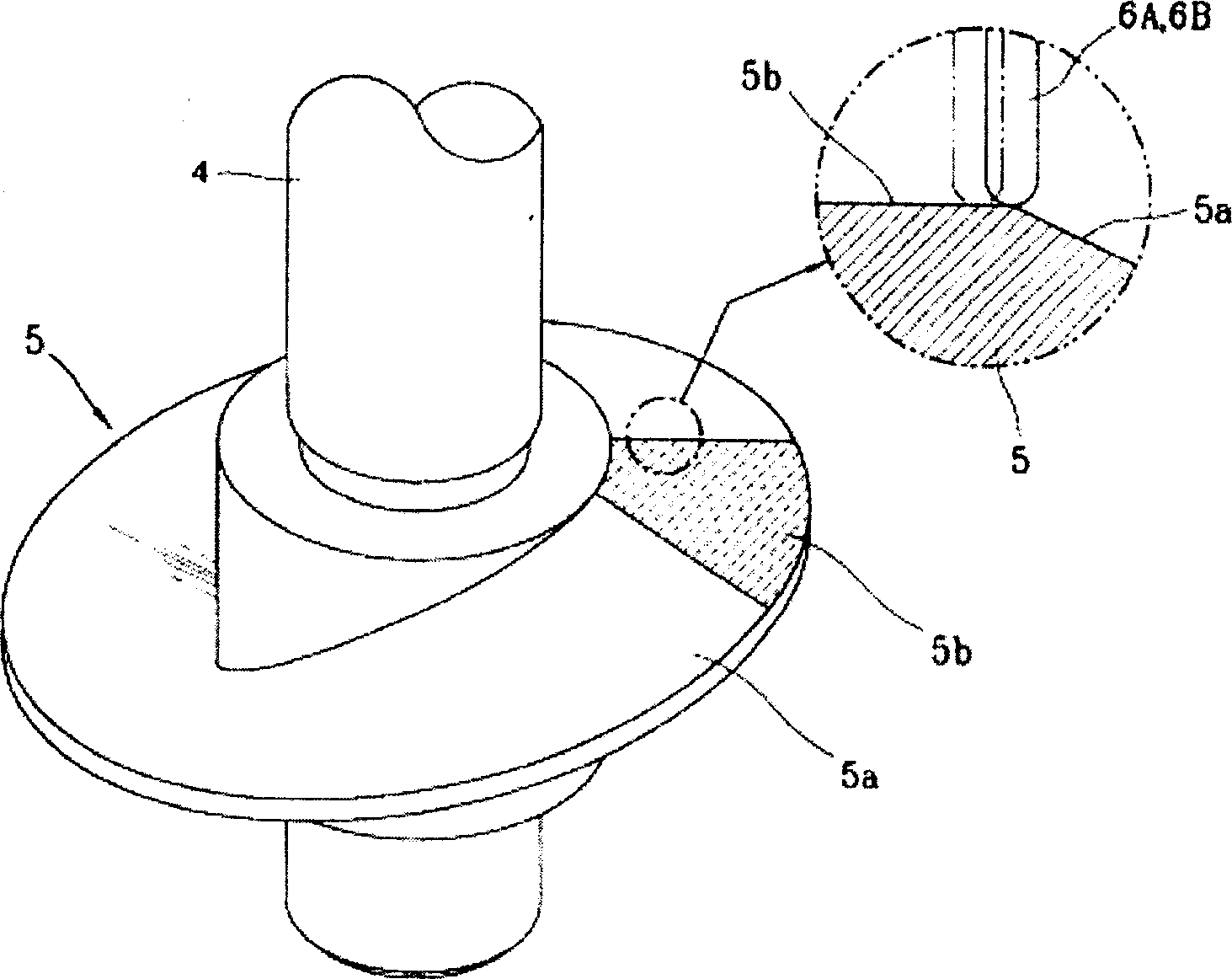Partition plate structure of hermetic compressor