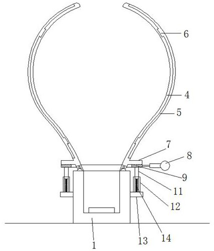 Garden building landscape lamp convenient to replace