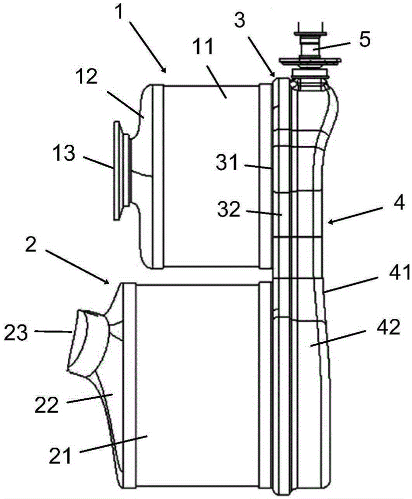 Integrated tail gas aftertreatment system