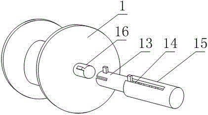 A wire winding device for easy replacement of wire wheel and uniform wiring