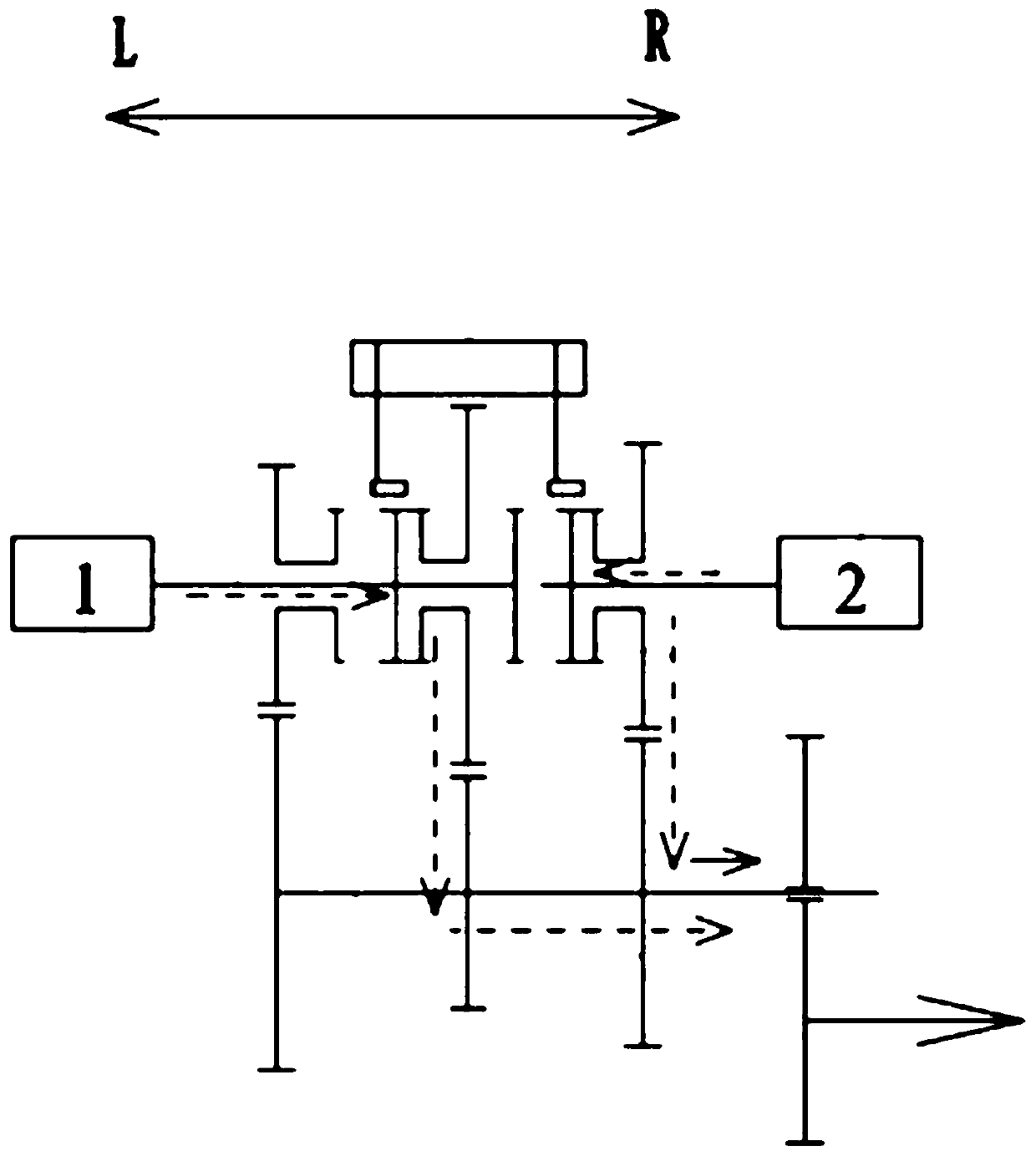 Dual-motor driving system, gear shift torque control method thereof and vehicle