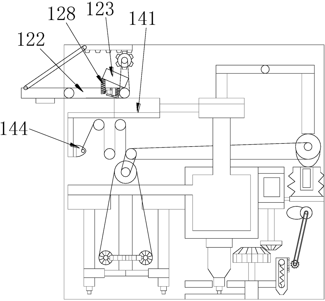 Lock cylinder installing structure