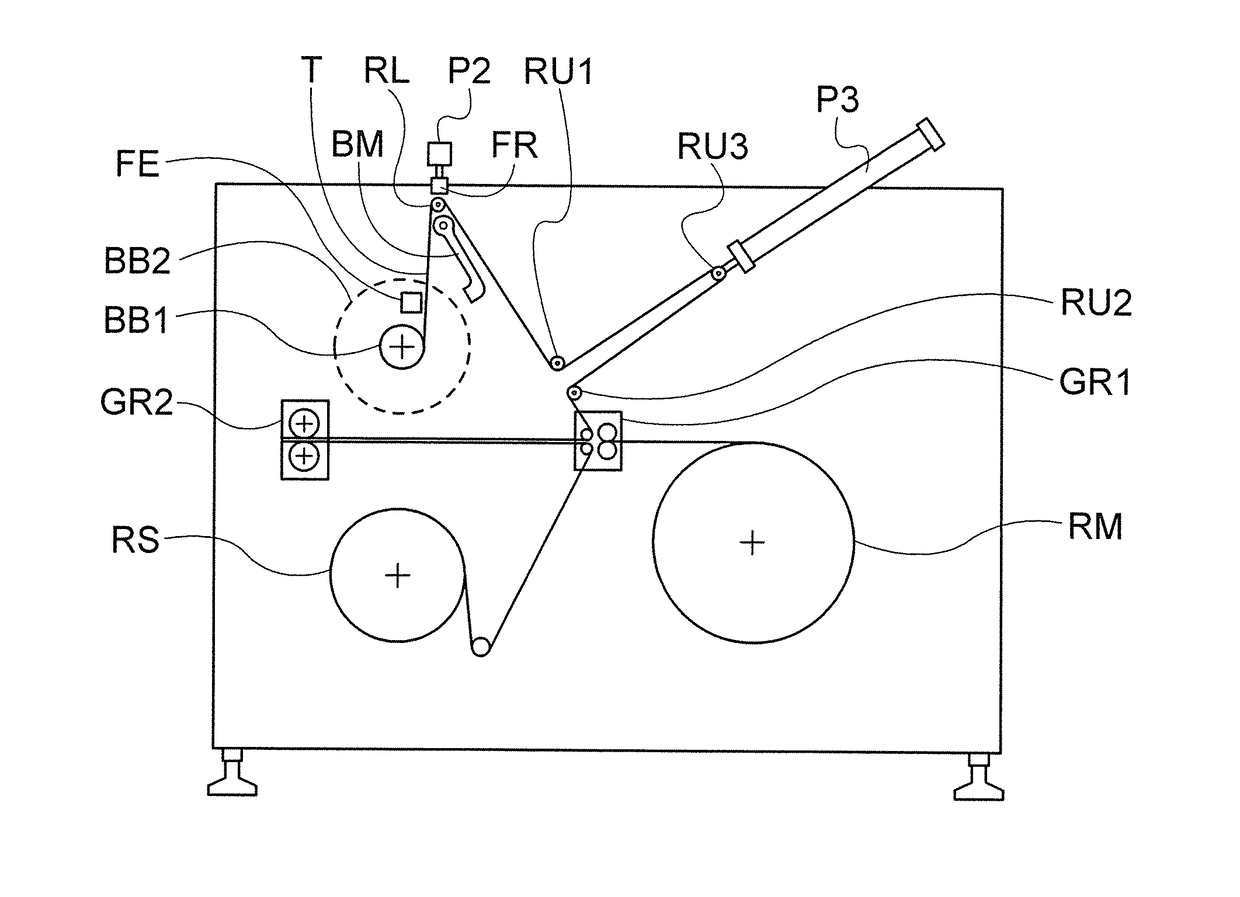 Reel-changing apparatus particularly suitable for feeding working machines