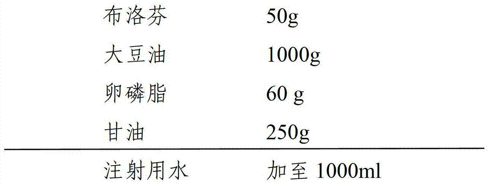 Ibuprofen fat emulsion injection and preparation method thereof