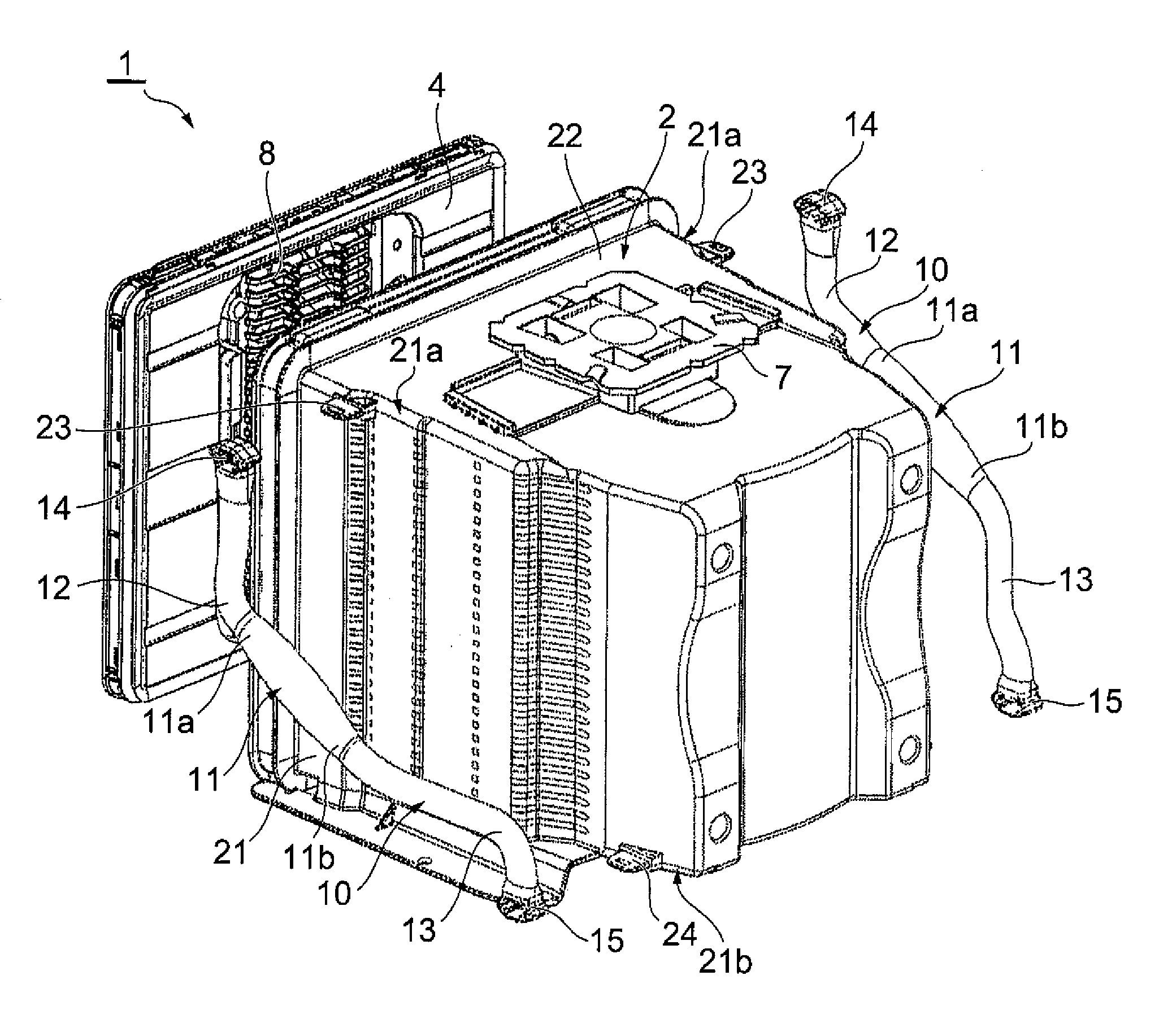 Substrate container and handle thereof
