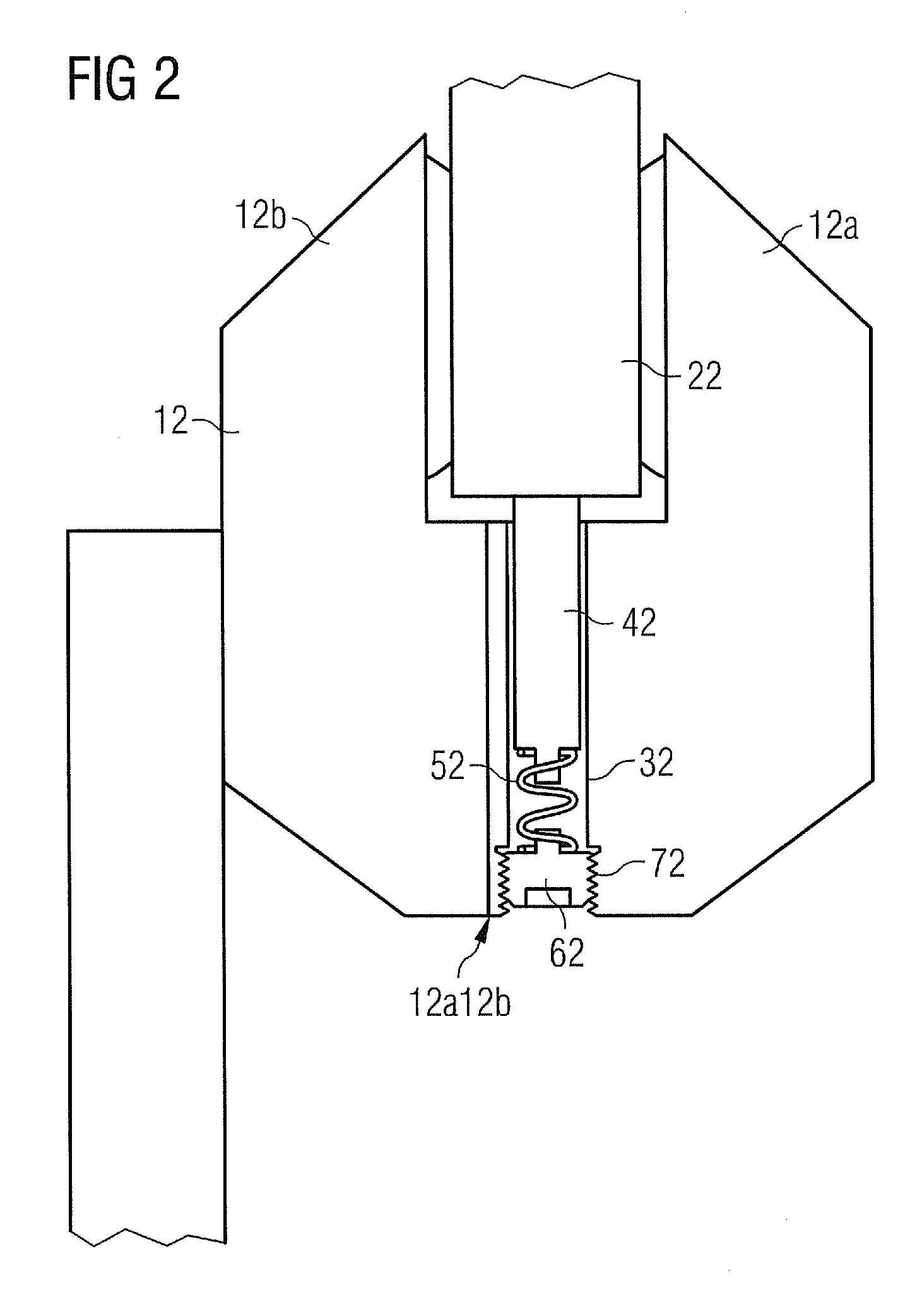 Arrangement for directing a lightning current within a wind turbine