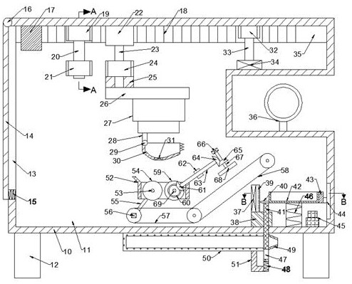 Soil humidity detection and humidification device with electric instrument panel