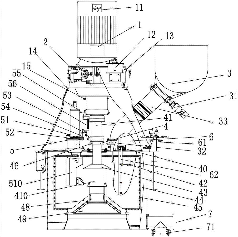 Centrifugal machine for synchronous display through human-computer interface