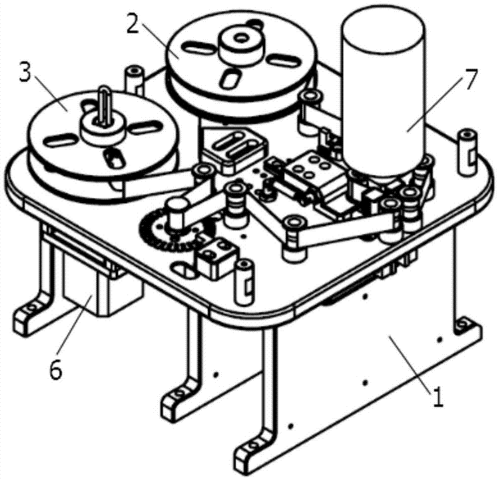 Needle glue removing mechanism and dispenser