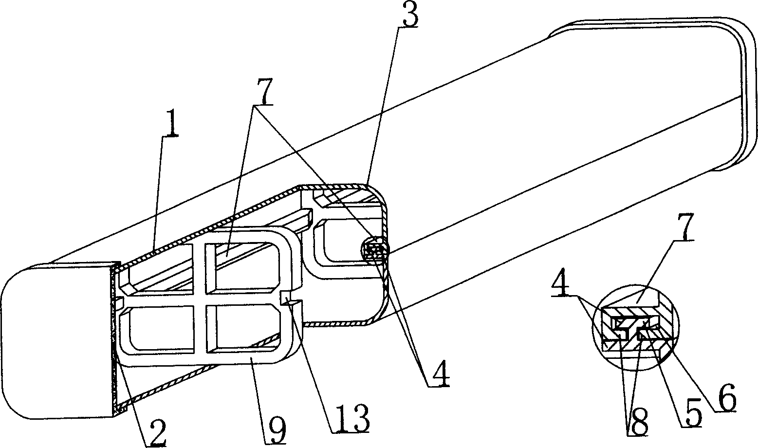 Plastic thin-wall tube