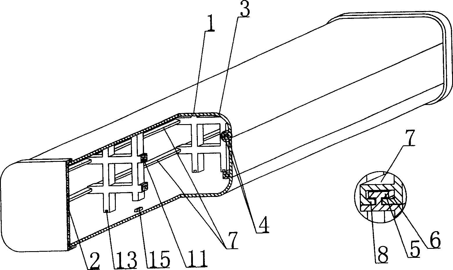 Plastic thin-wall tube