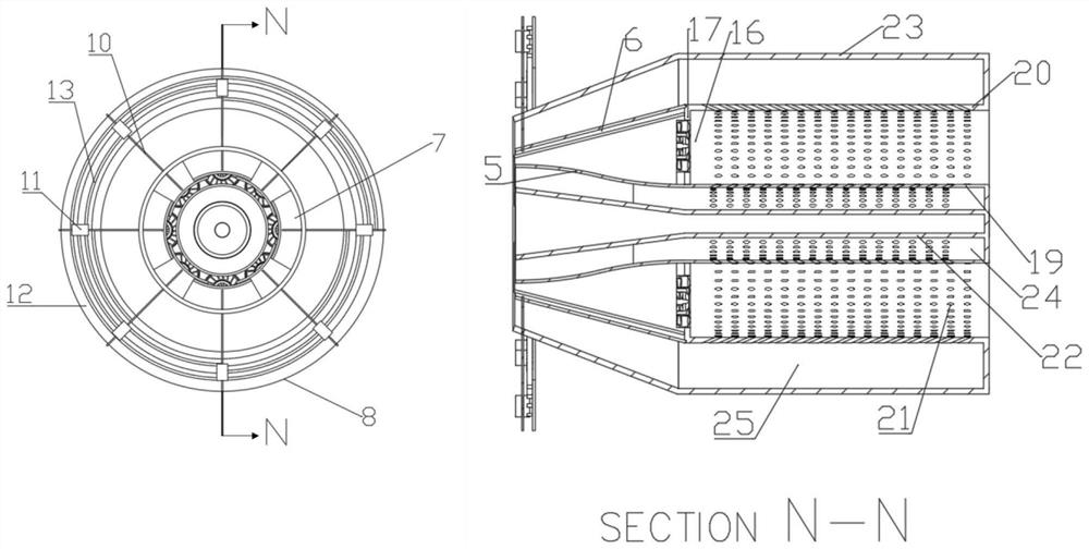 Variable geometry combustion chamber diffuser structure and application