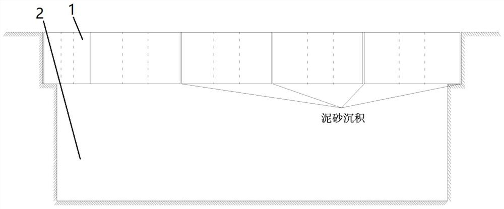 Distribution cable trench partition plate