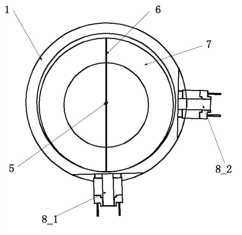 Reluctance type inclination angle sensor