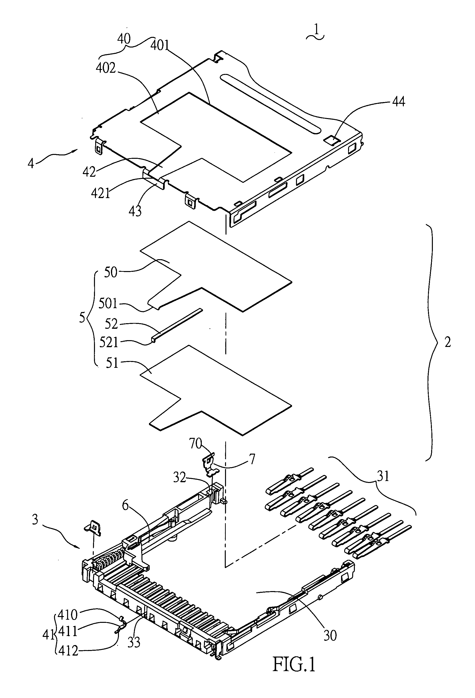 Integrated module of antenna and connector
