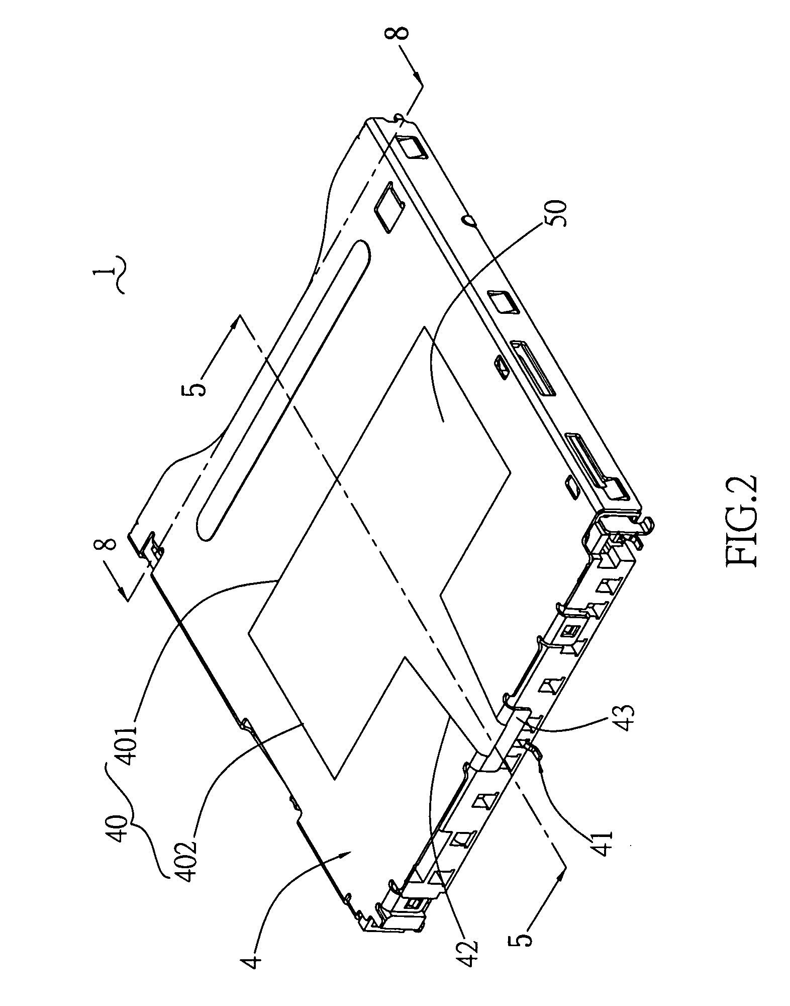 Integrated module of antenna and connector