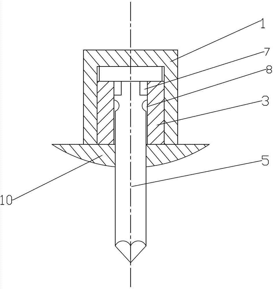 Security type self-plugging rivet