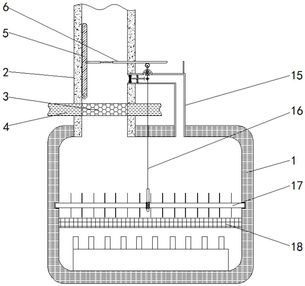 High-temperature combustion furnace for garbage incineration treatment