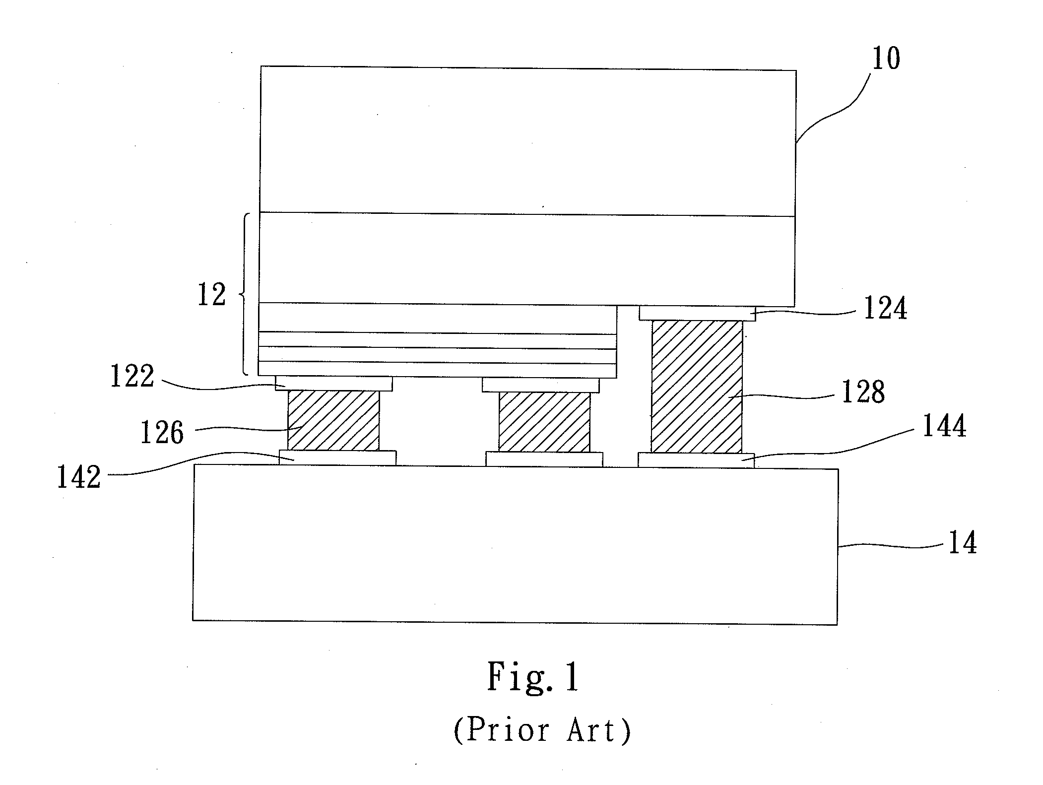 Bond type flip-chip light-emitting structure and method of manufacturing the same