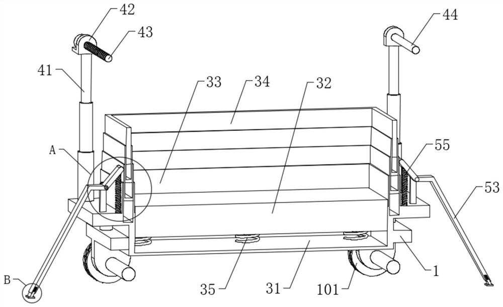 Powder material consignment device for e-commerce logistics