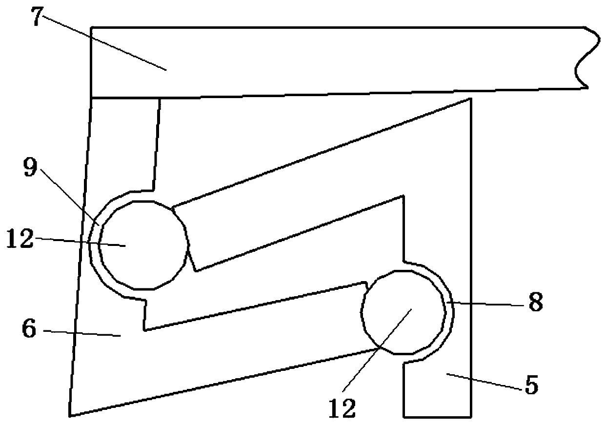 Assembled building secondary waterproof wall plate connecting structure