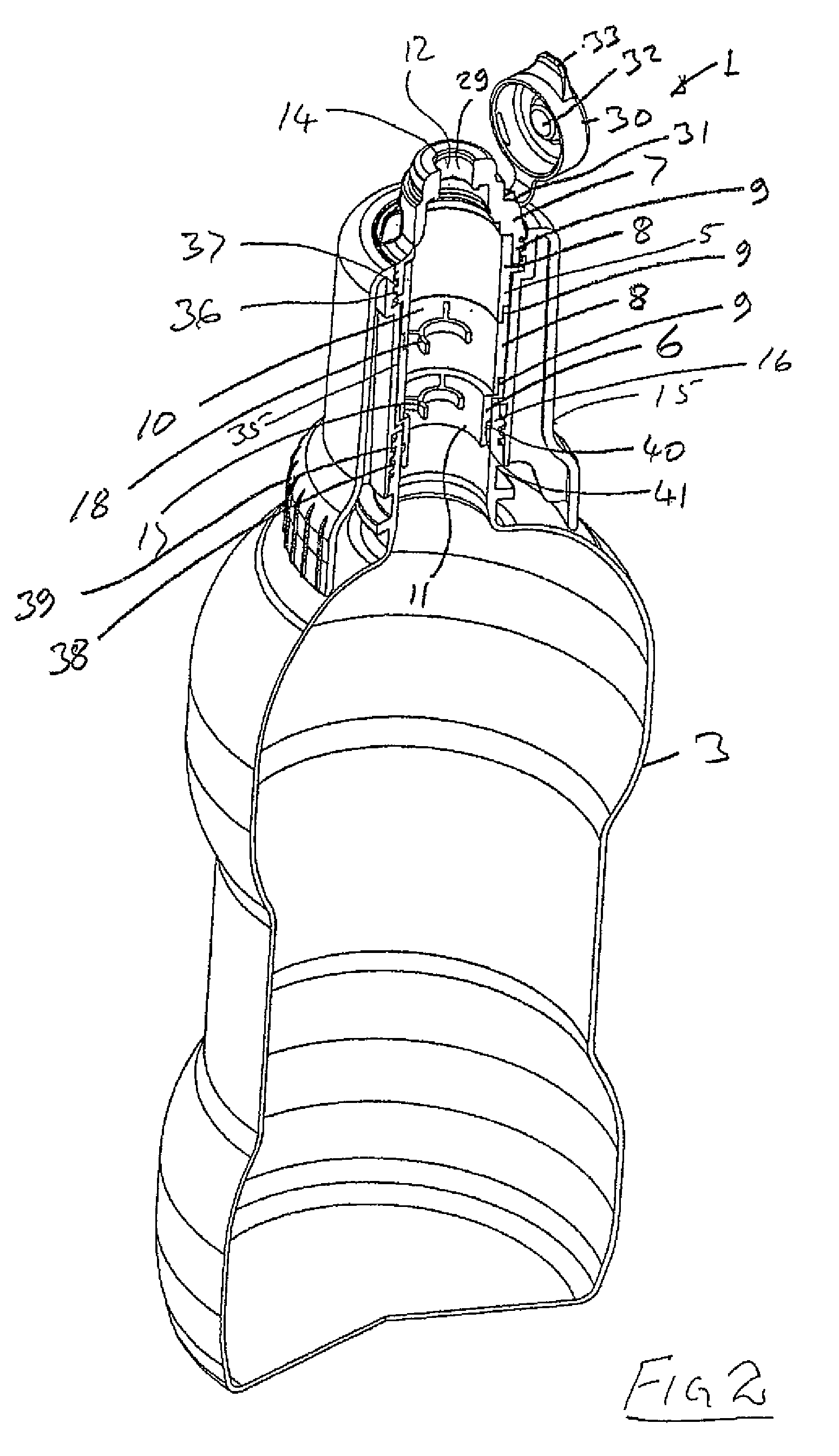 Filter device for filtering liquid from a source