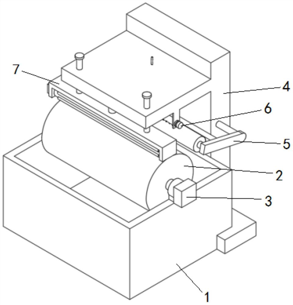 Processing device based on electrolytic copper foil before slitting