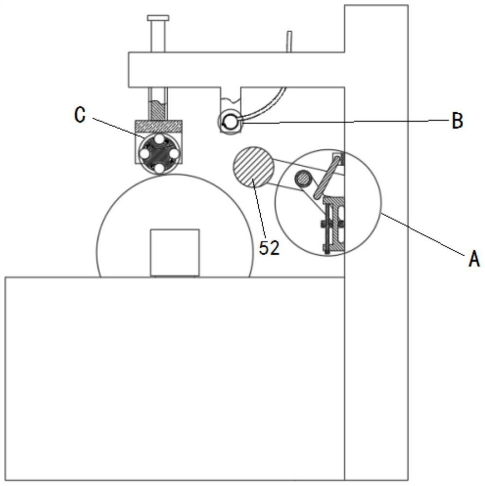 Processing device based on electrolytic copper foil before slitting