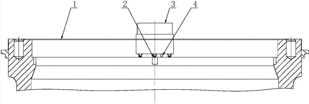 Non-destructive inspection circumferential position correction method for thread hole belt of nuclear reactor pressure vessel