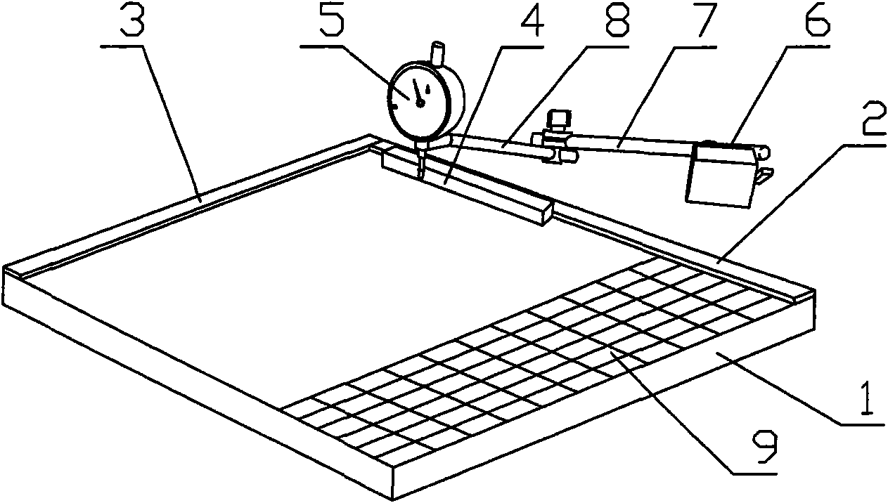 Cone angle measuring instrument of diaphragm spring