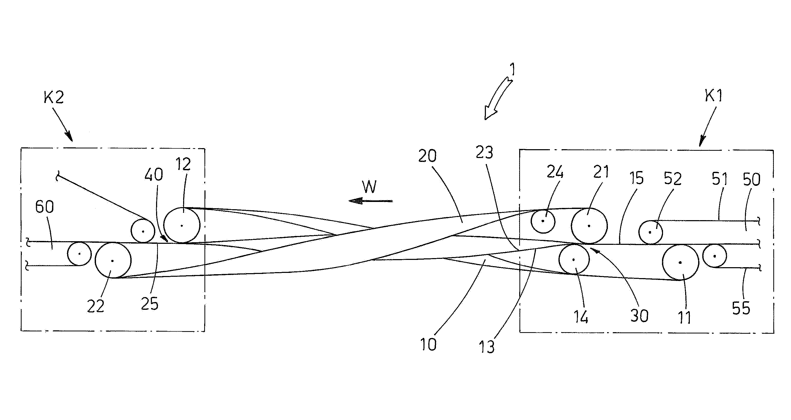 Conveyor for transporting and overturning flat objects, such as sheaves of paper or printed materials