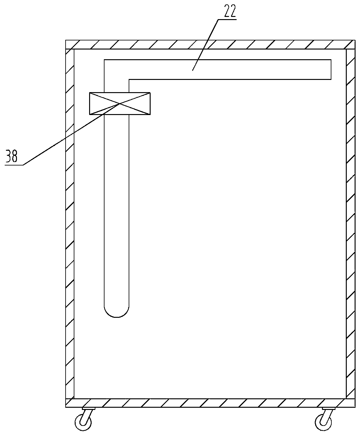 Equipment accessory cleaning device for photovoltaic power plant