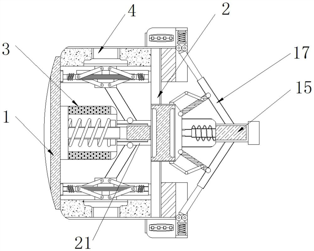 Profiling grinding device for machine tool part machining