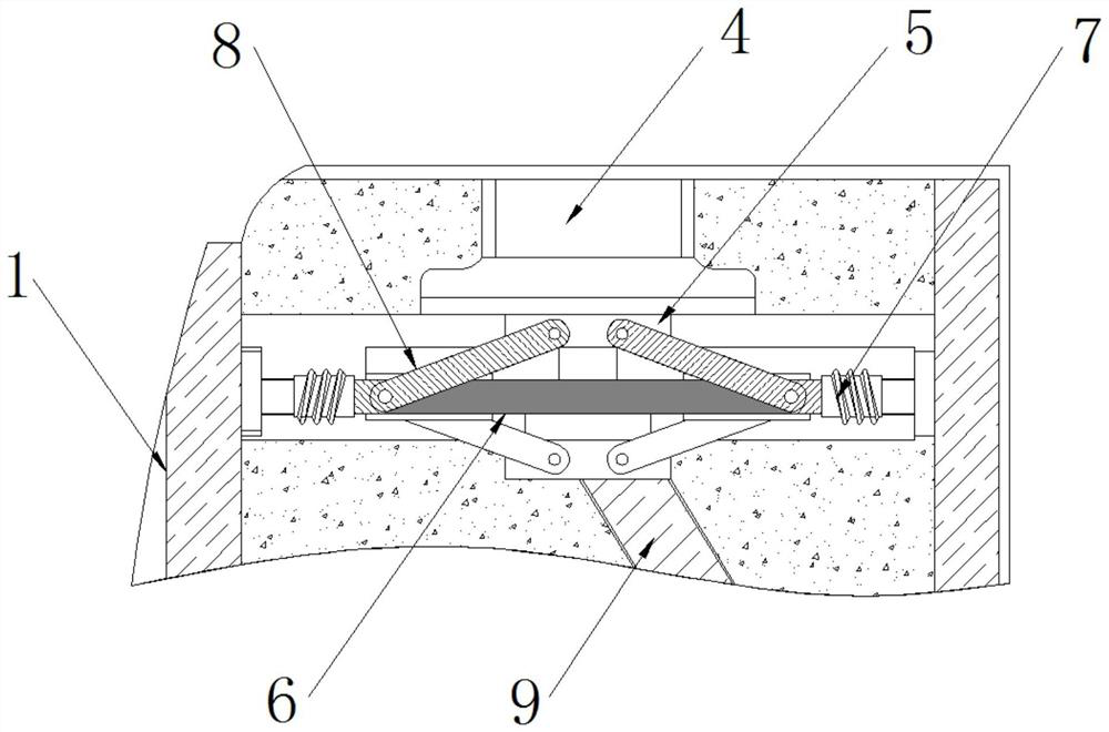 Profiling grinding device for machine tool part machining