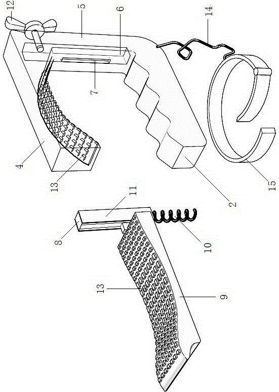 Hand-held stabilizing apparatus for on-line walking operation