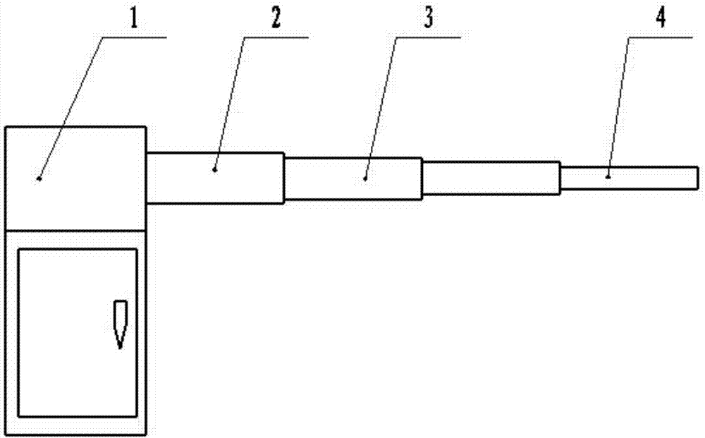 Quickly-rising-and-falling barrier gate