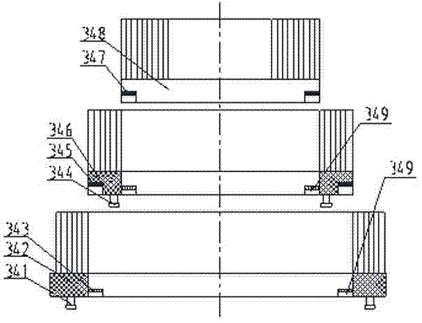 A ring type wheel deburring device