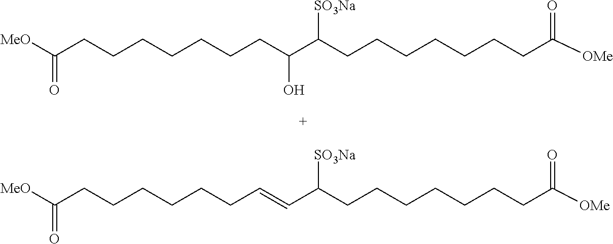 Sulfonates from natural oil metathesis