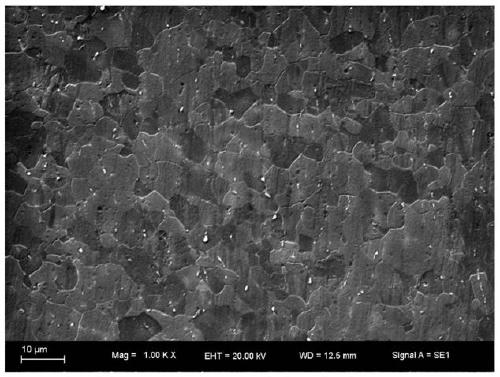 A small amount of multi-component high-strength plastic magnesium alloy and its preparation method with a large reduction and a short process