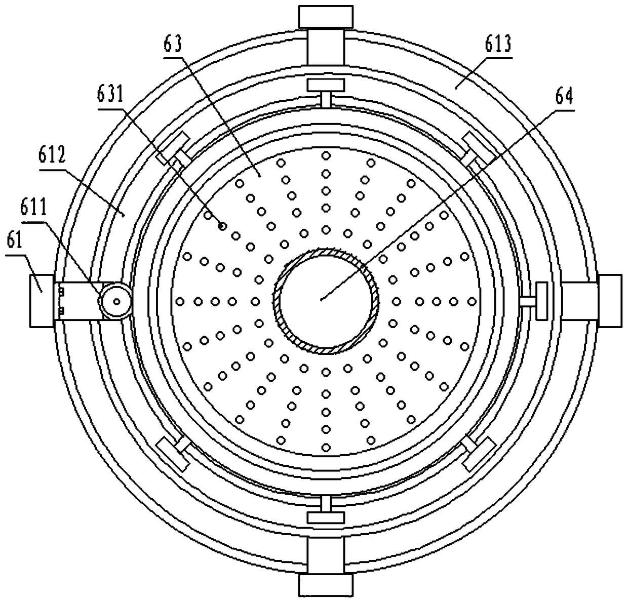 High-efficiency mud removal processing equipment for mud fishes