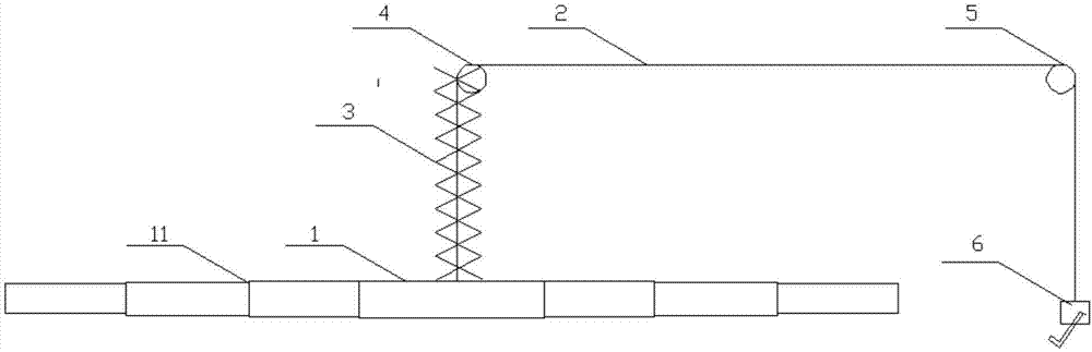 Air-drying mechanism with air-drying rod length adjusting function