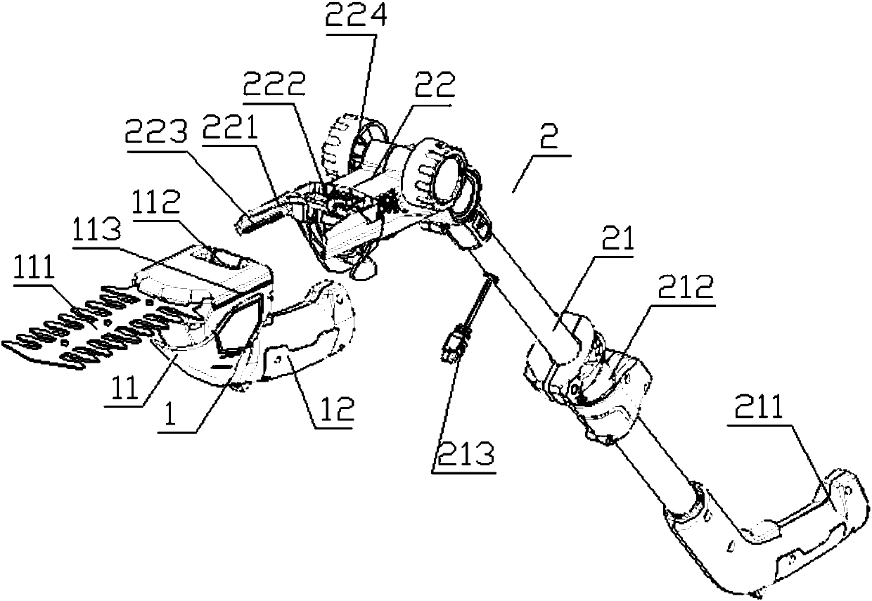 A kind of multifunctional pruning lawnmower